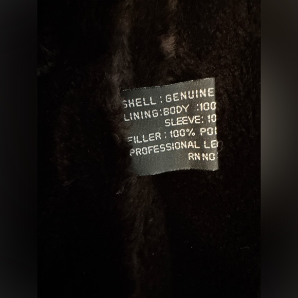 Women’s Adler Collection Brown Suede LeatherJacket with Faux Fur Trim #223 - Picture 5 of 6